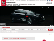 Tablet Screenshot of nissanbonampak.com.mx